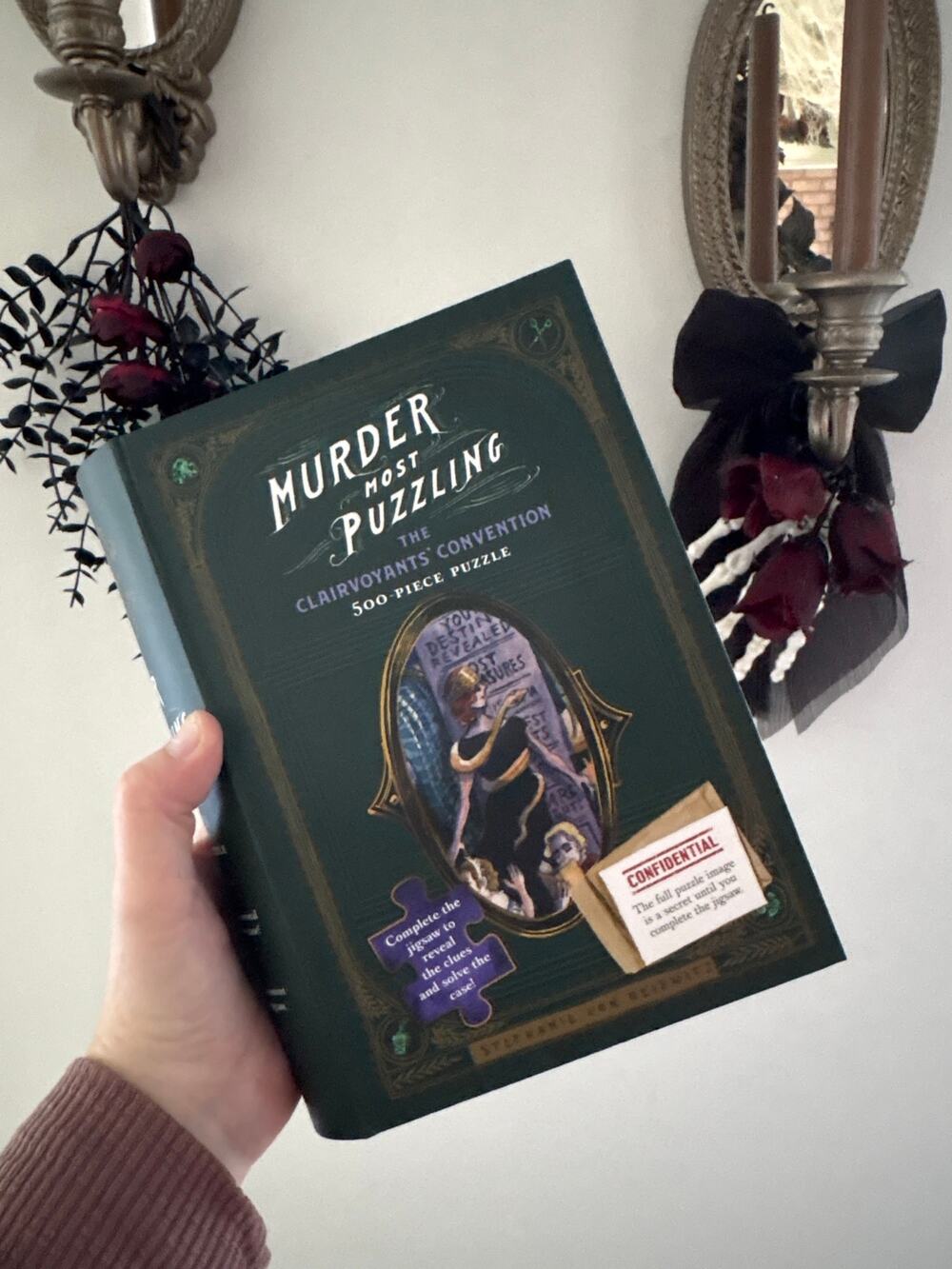 Murder Most Puzzling Clairvoyants Convention 500 Piece Jigsaw Puzzle Mystery
